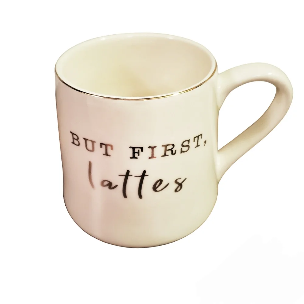 Coffee Cup Cream Print Mug